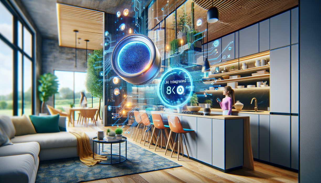 alt_text: Renovasi rumah canggih dengan kontrol suara dan AI pintar untuk efisiensi maksimal.