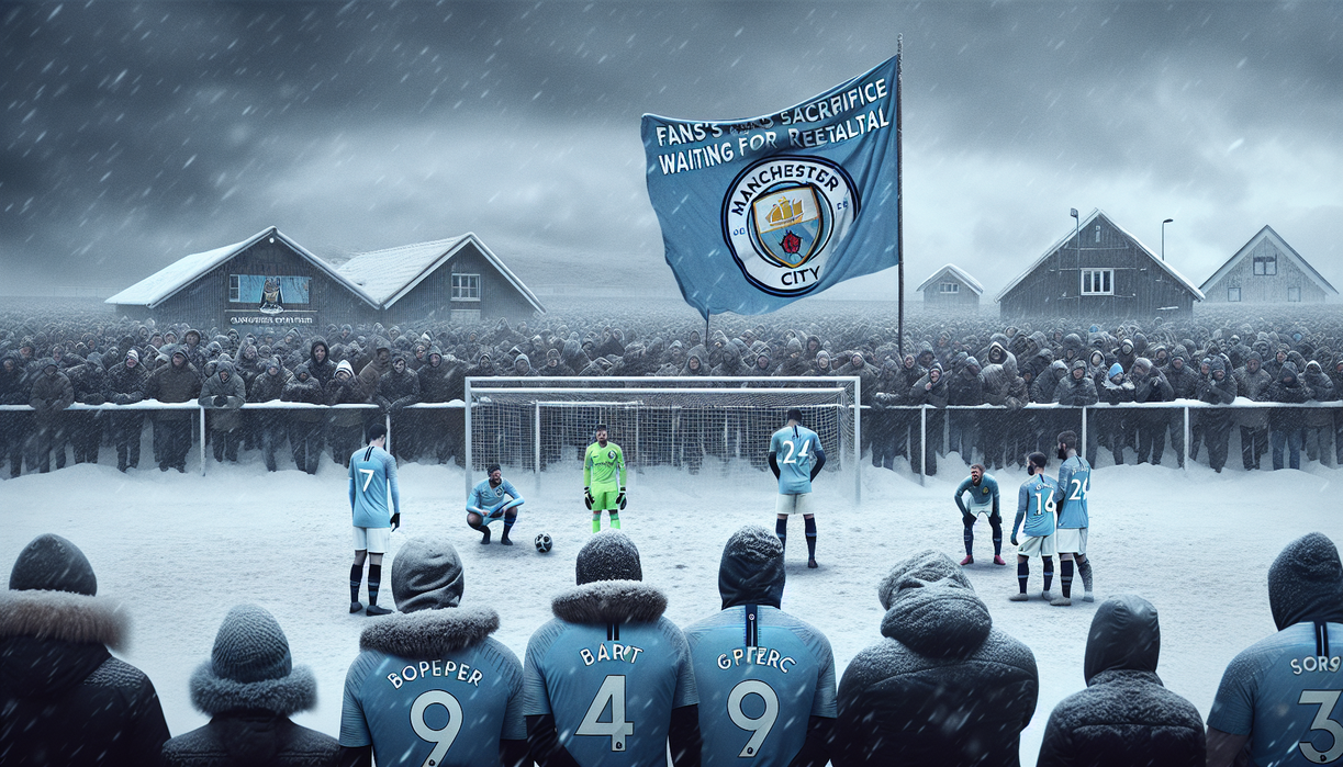 alt_text: Pemain Man City menolong lawan terjatuh, gestur sportivitas di laga dramatis Bodo.