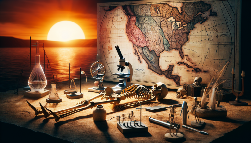 alt_text: Peta dan ilustrasi sejarah sifilis sejak 5.500 tahun lalu, menyoroti penelitian arkeologi.