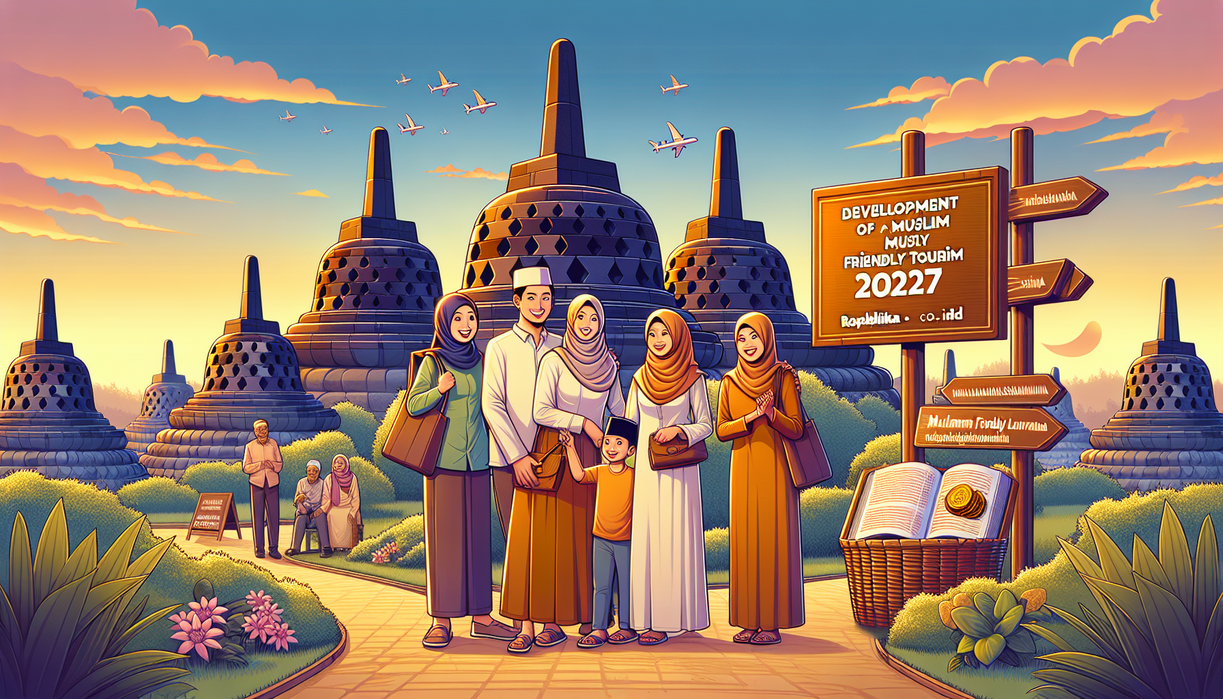 alt_text: Pameran industri halal dan wisata ramah Muslim di Jawa Tengah, menampilkan produk lokal.