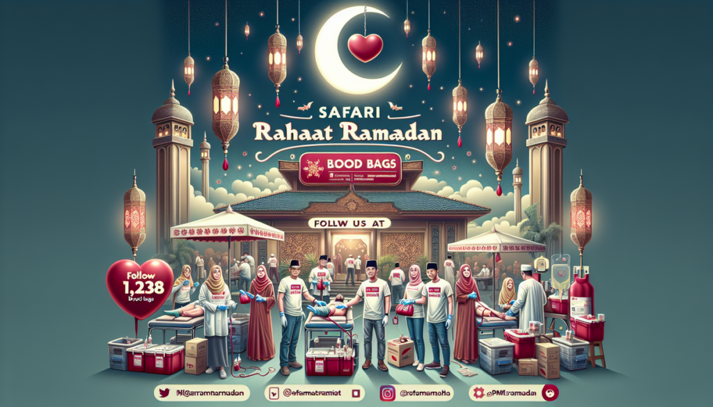 alt_text: Banner acara donor darah Safari Rahmat Ramadan, bertema "Setetes Darah, Sejuta Harapan".