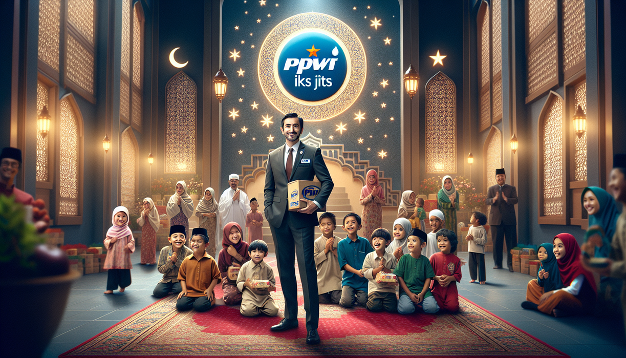 alt_text: Anak yatim belajar bersama relawan saat Ramadan, berbagi ilmu dan kebahagiaan.