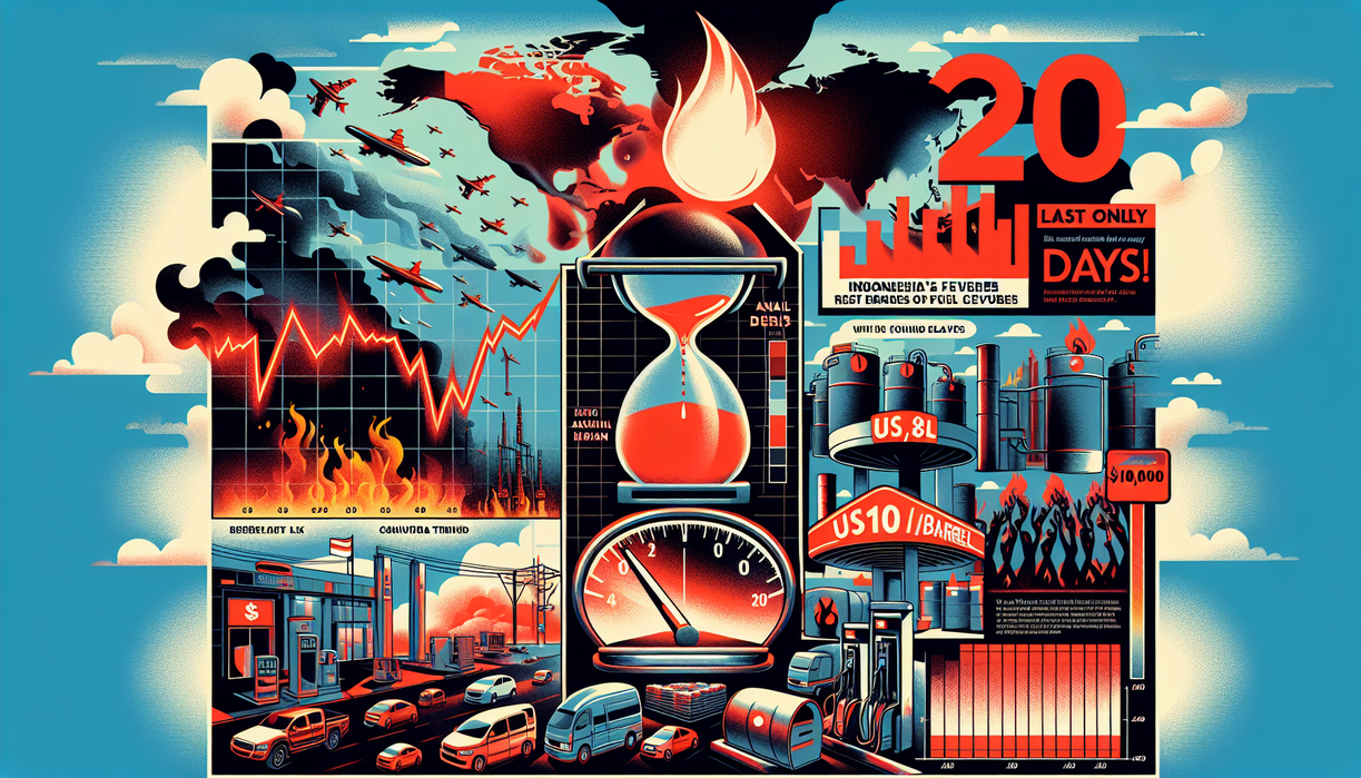 alt_text: Harga minyak dunia naik, stok BBM Indonesia kritis, menyebabkan kekhawatiran ekonomi.