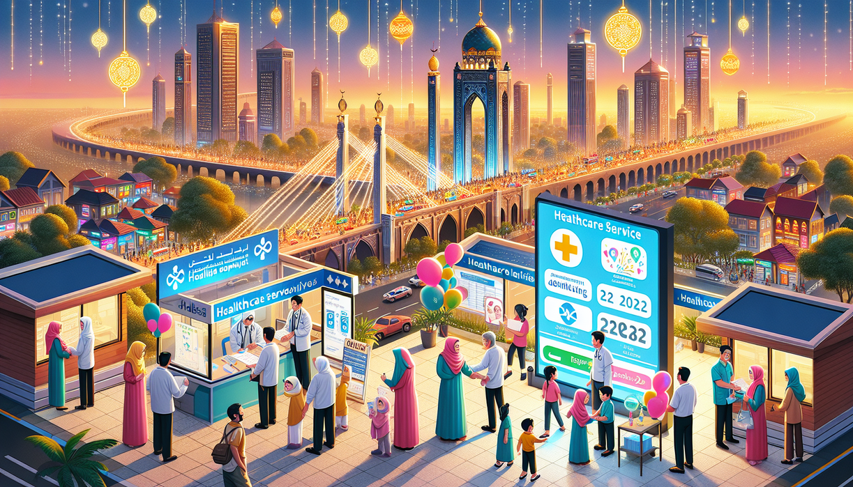 "alt_text": Layanan BPJS tetap aktif di libur Lebaran, memanfaatkan teknologi dan gadget modern.