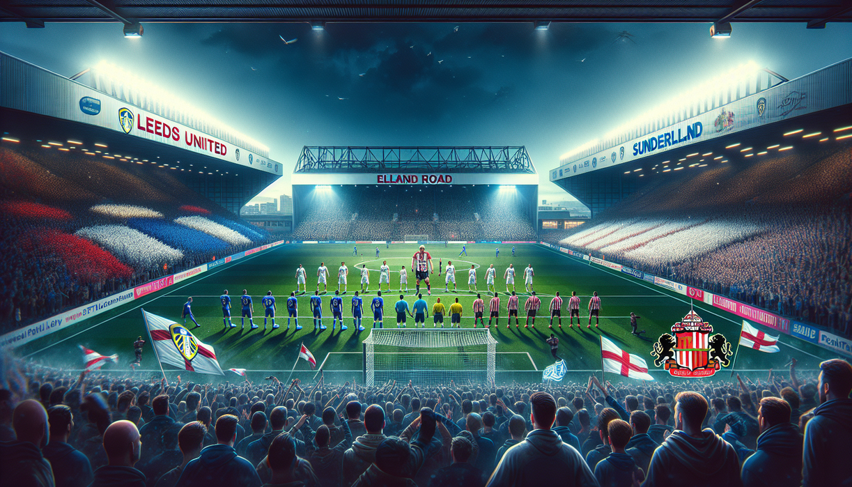 alt_text: Prediksi pertandingan Leeds vs Sunderland dan peluang terbaru untuk toko online.