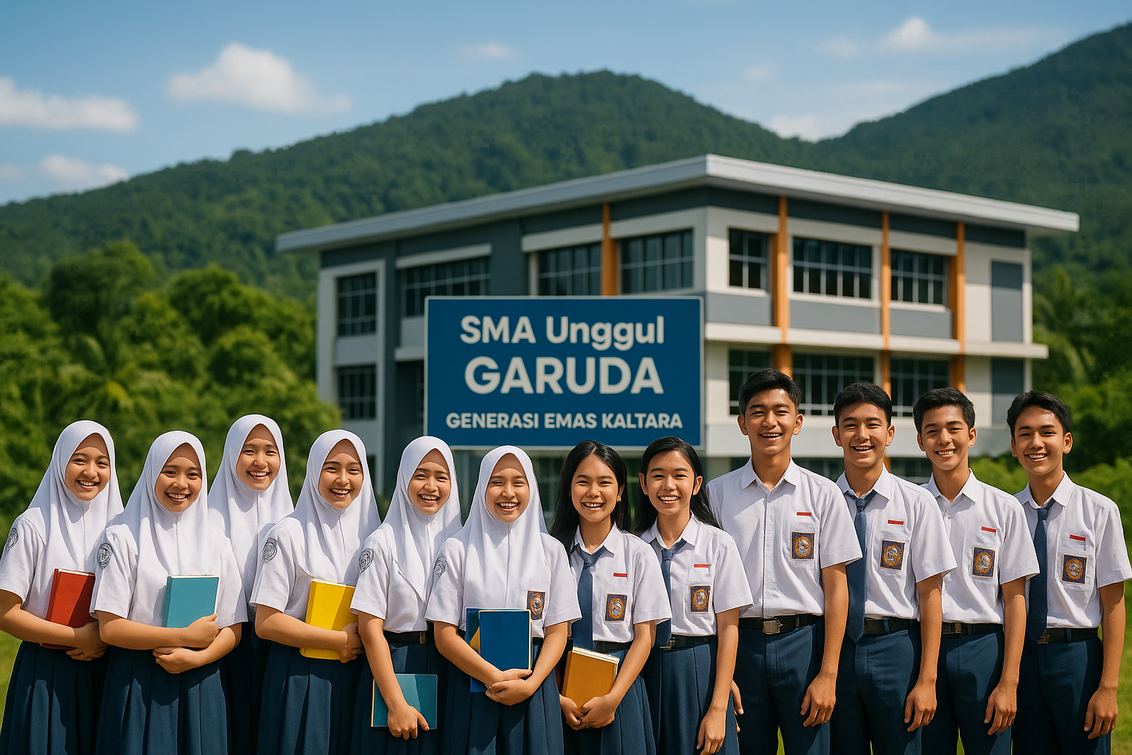 alt_text: 12 siswa Kaltara diterima di SMA Unggul Garuda tahun 2026.