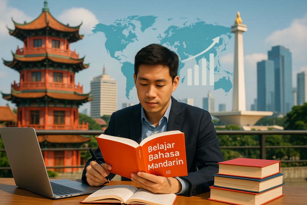 alt_text: Pertumbuhan bisnis Tiongkok dan tren bahasa Mandarin meledak di pasar konten global.