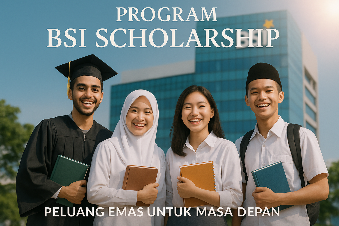 alt_text: Poster Beasiswa BSI menawarkan peluang pendidikan bagi ribuan pelajar.