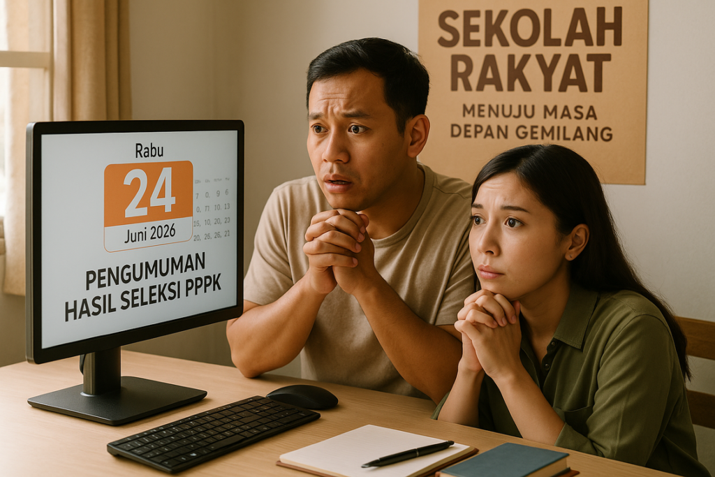 alt_text: Panduan mengecek hasil seleksi PPPK Sekolah Rakyat tahun 2026.
