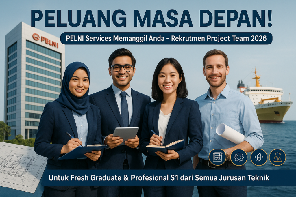alt_text: Lowongan posisi untuk Tim Proyek 2026 di PELNI Services, siap bergabung?